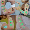 Children's Tattoo Set Girls Boys 10 Sheets Luminous Tattoos for