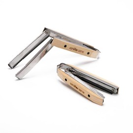 conifer cone Angle Master Folding Tongs Compact Conifer Conifer Cone Folding Tongs Fire Scissors Firewood Scissors Small