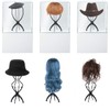 OYUUJII Wig Stand,2 Pcs Wig Stands Holders for Long Short