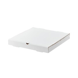 WEBSTORE SUPPLY Pizza Boxes 18" x 18" Corrugated Plain White Pizza Boxes (Case of 50)