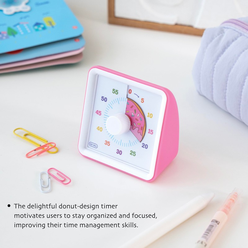 LifeLAZA Visual Timer 60 Minutes Countdown Timer for Kids and