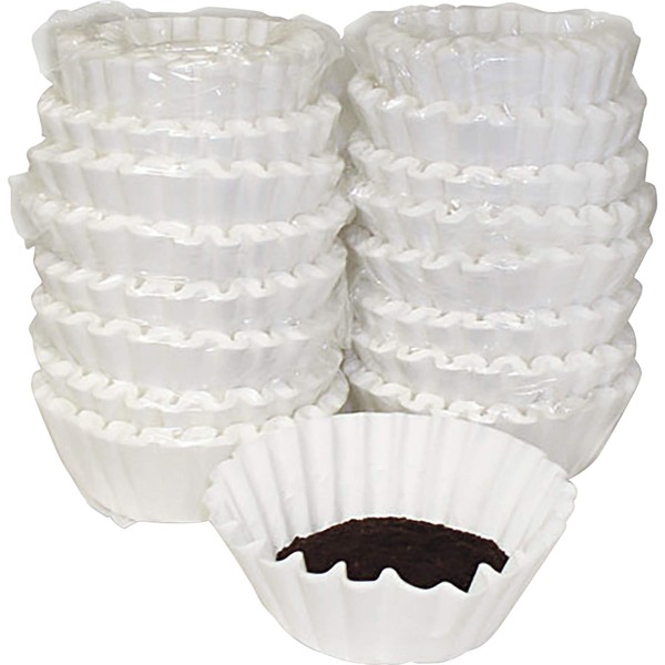 Melitta Basket-Style Coffeemaker Coffee Paper Filter, White