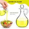 12 Pieces 12 oz Glass Oil and Vinegar Cruets with