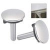 iwobi Kitchen Sink Tap Hole, Pack of 2 Stainless Steel