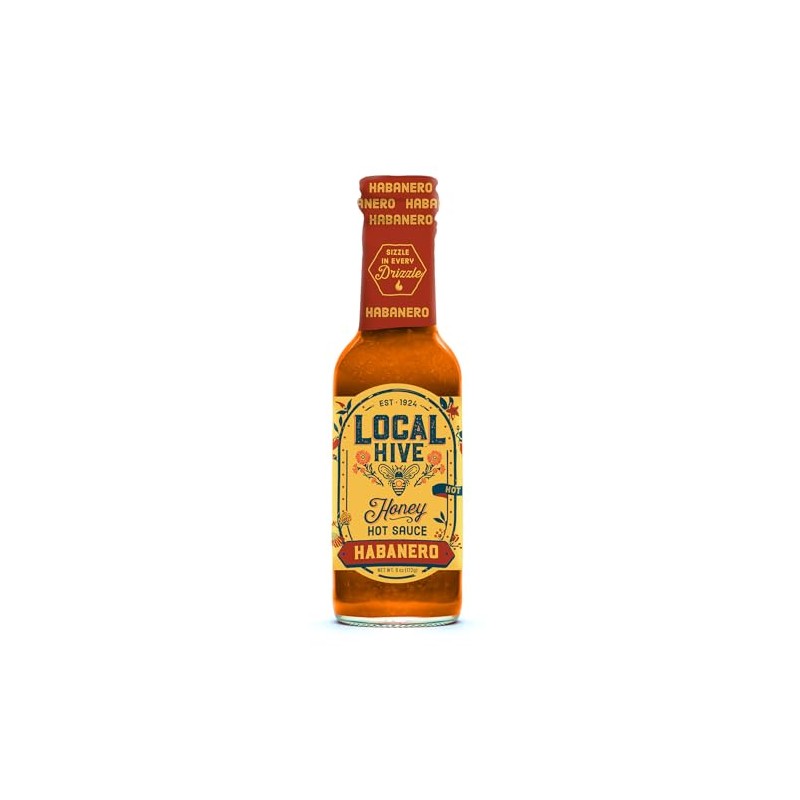 LOCAL HIVE Habanero Honey Hot Sauce, 6 OZ