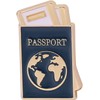 Travel Passport Jewelry Enamel Pin Brooch Pin Metal Badges Brooches