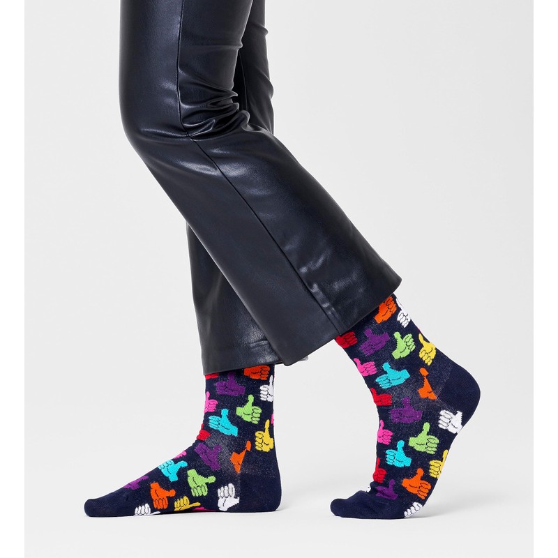 Happy Socks Unisex Classic Dog Socks, multicoloured