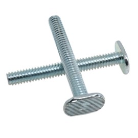 yukata 1/4"-20 T Track Bolts T Slot Bolt General Purpose t Slot Hardware T-Track 2 Inch Long T-Slot Bolt T-Track Fittings for Woodworking Fixtures and Fixing Devices 12PCS