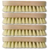 zederle Scrubbing Brushes with Ergonomic Beech Wood Handle (Pack of