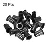 TA-VIGOR 20Pcs M8 Rivet Nuts, Carbon Steel Zinc-Plated Knurled Flat