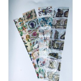 Ukrainian craft craft set 28 eggs and matching flags Easter eggs foils to match.