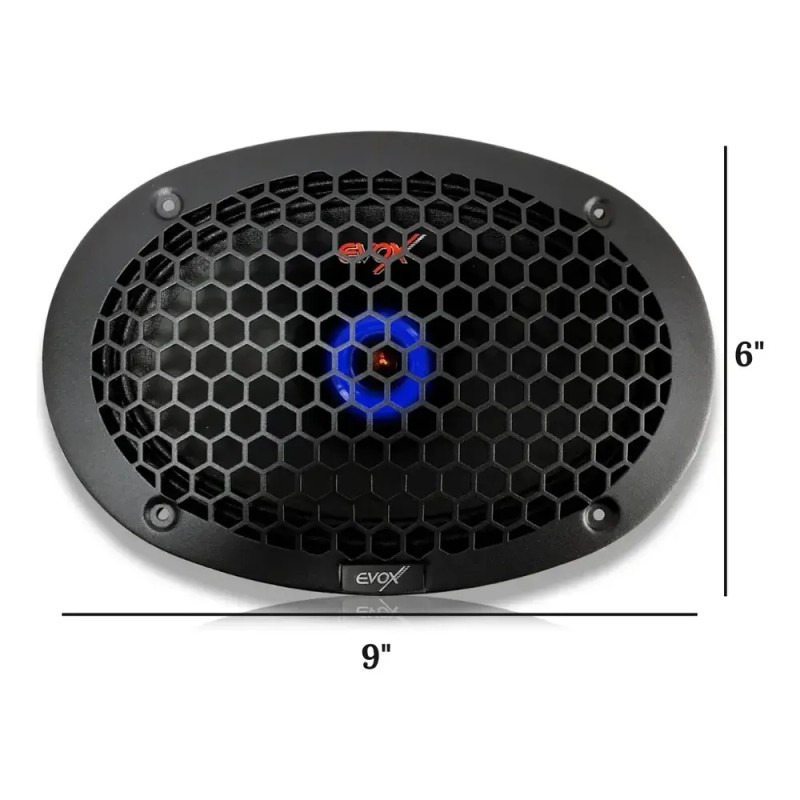 Medio Rango Con Led 6 Evox Evx69led 800w 8 Ohms