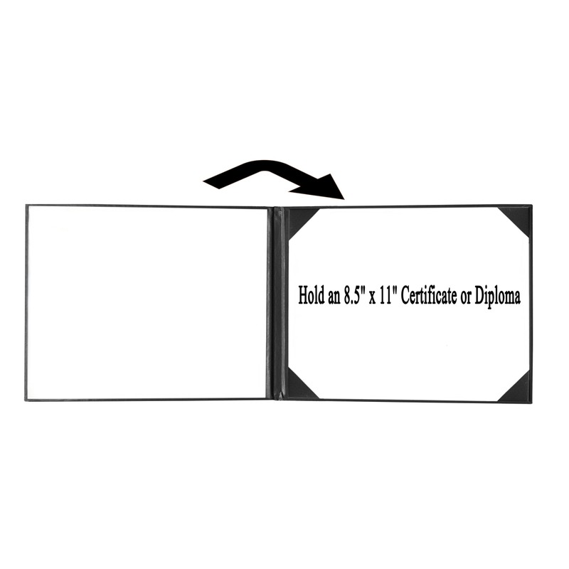 Gradplaza Padded Graduation Diploma Cover for Certificate 8.5''x 11''