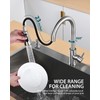 Kitchen Faucet with Soap Dispenser, Hiqufet Brushed Nickel Kitchen Faucet
