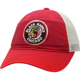CCM Chicago Blackhawks Snapback Vintage Logo Washed Away Mesh 12507