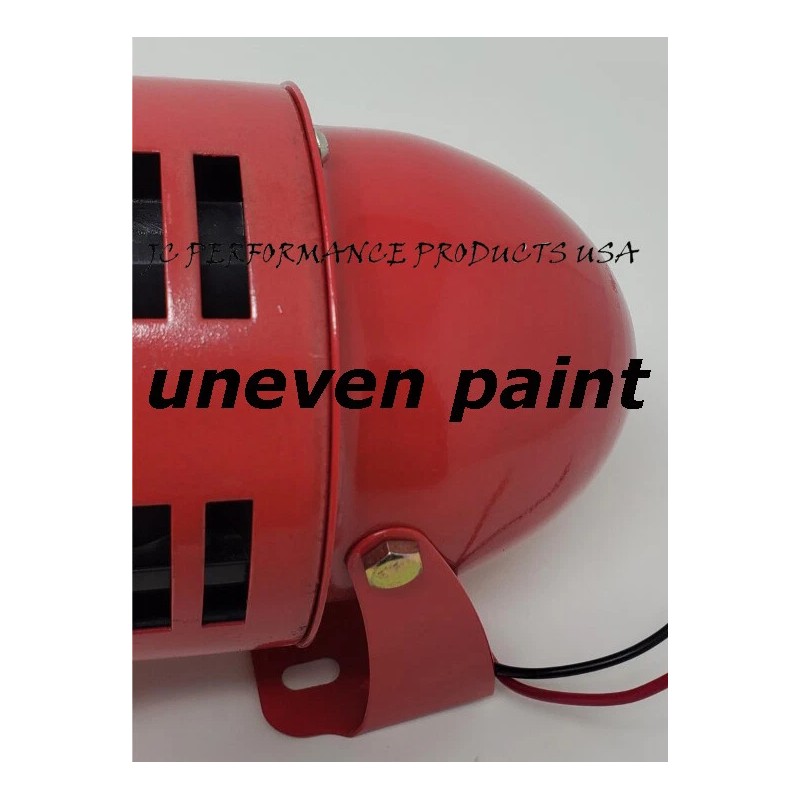 JCP USA BLEMISHED CAR TRUCK MOTOR AIR RAID RED SIREN