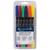 Leather Dye Pens, Basic, 6-Pack