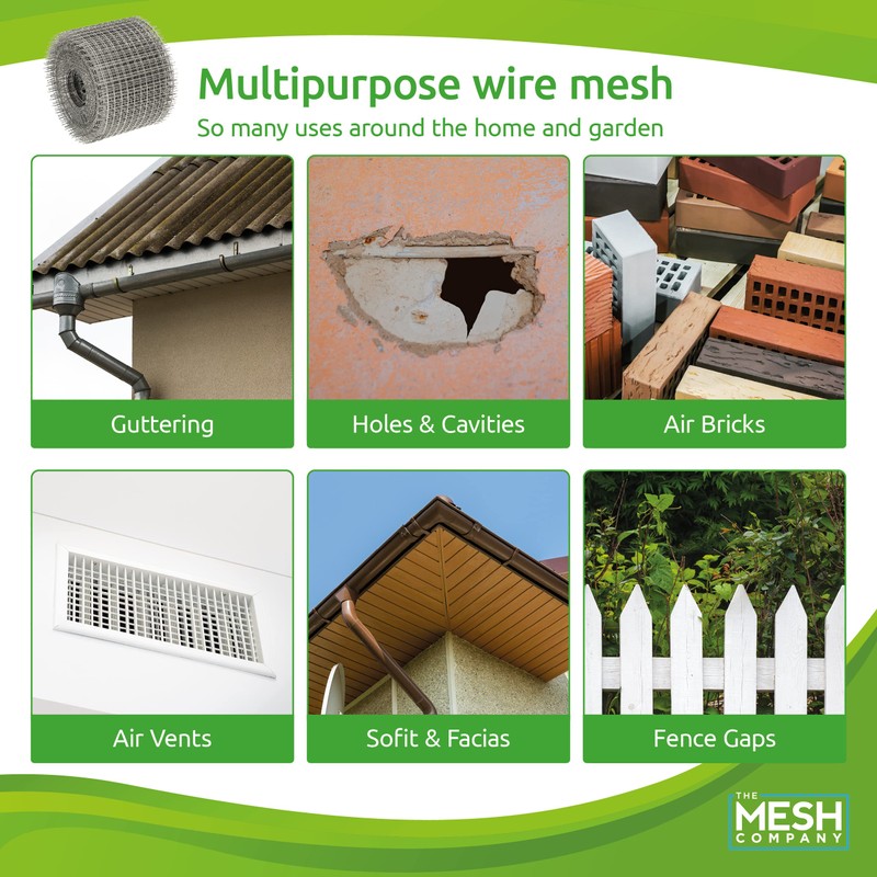 RatMesh Rodent Proofing Wire Metal Mesh - Blocks Rats &