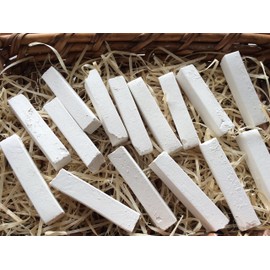 UCLAYS SVYAT SAWN edible Chalk chunks (lump) natural for eating (food), 4 oz (113 g)