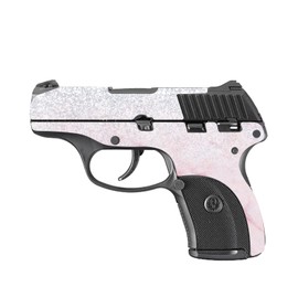 MightySkins Glossy Glitter Skin Compatible with Ruger LC9 9mm 3.12 Barrel - Girly Marble Dazzle | Protective Durable High-Gloss Glitter Finish | Easy to Apply & Change Styles | Made in The USA