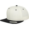 [Flexfit] Classic Two Tone Snapback Cap, Natural Black