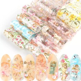 Foil Temporada Uñas  150 Tiras 20cm Cu