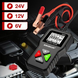 KINGBOLEN Car Battery Tester 6v~24v Truck Battery Test Charging Cranking Analyzer 2000CCA
