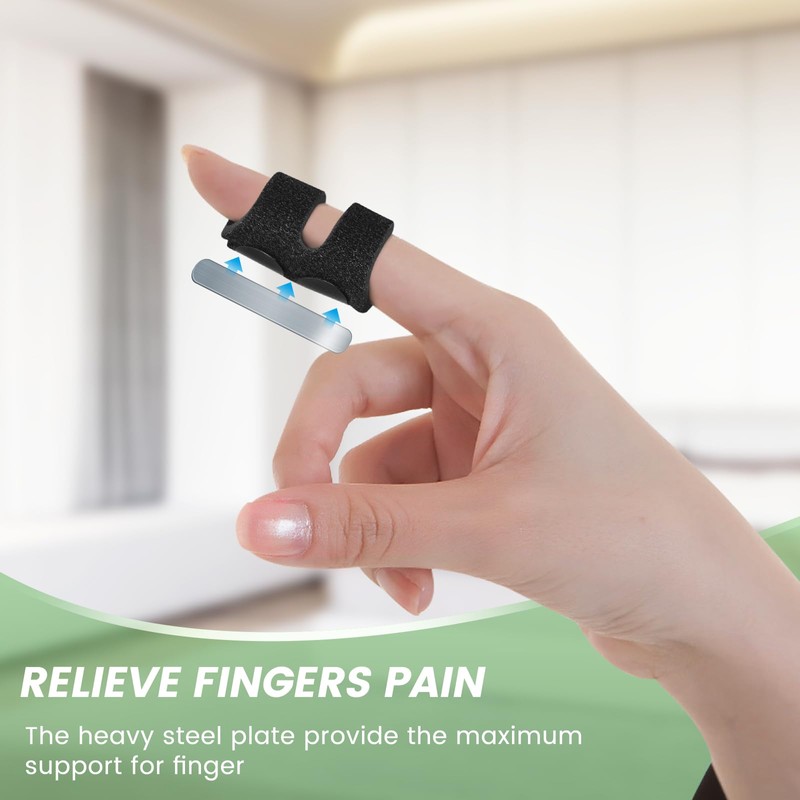 EDNYZAKRN 5Pcs Thumb Splints, Small Finger Brace for Trigger Finger