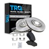 TRQ Front Brake Pad & Rotor Kit Brake Pads Brake