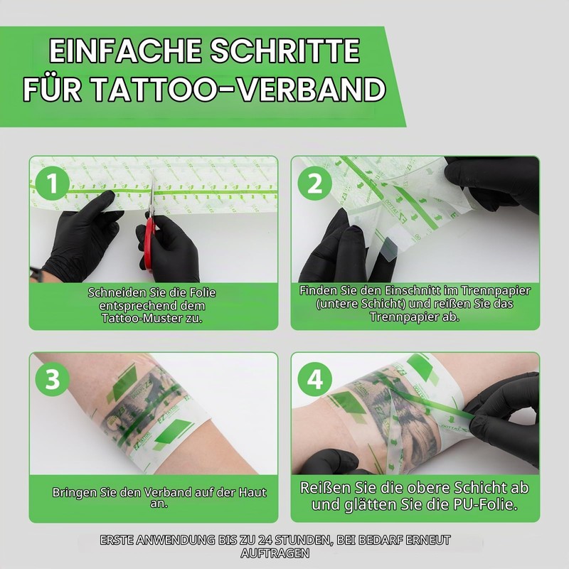 EZ Tattoo Foil Healing - Rolls (15 cm x 10