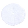 35.4in Christmas Tree Skirt White Fine Workmanship Soft Thick Fluffy