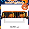 Basketball Tablecloth 3pcs, 54'' x 108'' Basketball Party Table Cover