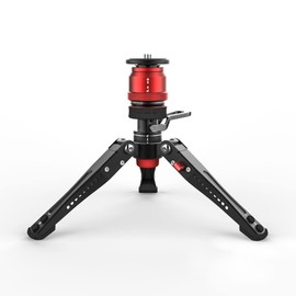 IFOOTAGE Mini Tripod for Camera, Professional Tabletop Tripod with Pedal for Photography, Small Tripod Max Load up to 17.64 lbs, Desktop Tripod Compatible with Sony, Nikon, Canon DSLR Camera, Base-P