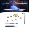 35 Pcs Set 3D Printer Nozzle Cleaning Kit MK8 Brass