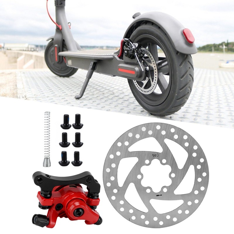 140mm Brake Disc Caliper Kit 6‑Hole Aluminum Alloy Wear Resistance
