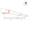 INEFA Gutter Holder Box Gutter Steel NW115 / 115 mm