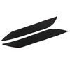 2pcs Headlight Eyebrow Eyelids Trim Decoration Car Light Eyebrow Replacement