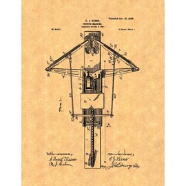 Rowing Machine Patent Print (13" x 19") M14150