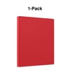 Staples Light-Use 1/2-inch 3-Ring Non-View Binders, Red, 3/Pack (ST26852-CCVS)
