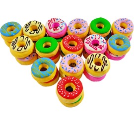 40PCS Cute Erasers for Kids Bulk,Donut Fun Erasers for Classroom Back to School Party Gift (Donut, Large)