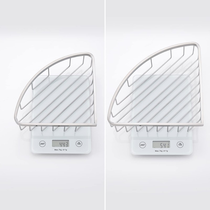 GORDEE [2 Pack] Corner Shower Caddy Organizer, SUS304 Stainless Steel