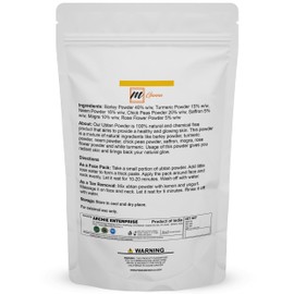 mGanna 100% Natural Ubtan Face Pack Powder and facial Mask for smooth Spotless Glowing Skin 0.5 LBS / 227 GMS