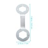 Tofficu High-strength Washing Machine Hand Wrench 36/38mm Spanner Nut Removal