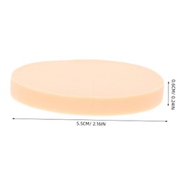 Vaguelly 24Pcs Makeup Removal Pads Round Powder Puff for Facial Cleaning Skin Friendly Absorbent Makeup Sponge for Easy and Application