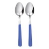 Excelsa Set Cucchiai in Acciaio Inox, Azzurro, 2 Pezzi