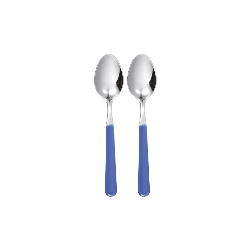 Excelsa Set Cucchiai in Acciaio Inox, Azzurro, 2 Pezzi