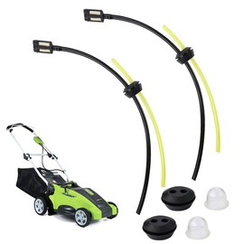 Moritale Fuel Lines Hose Fuel Filter Kit Spare Parts Primer Bulb for Strimmer Brush Cutter Lawnmower Shears Trimmer Pruners (2)