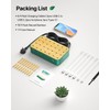 VisionSync Bamboo USB-C Charging Station for Multiple Devices,60W 6 Port
