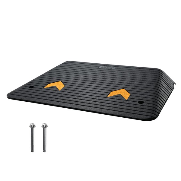 VEVOR VEVOR 4" Rise Rubber Threshold Ramp for Doorway,Door Ramp
