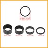 Partuto 4 Pcs Bicycle Headset Spacer Black Fit 11/8inch Stem